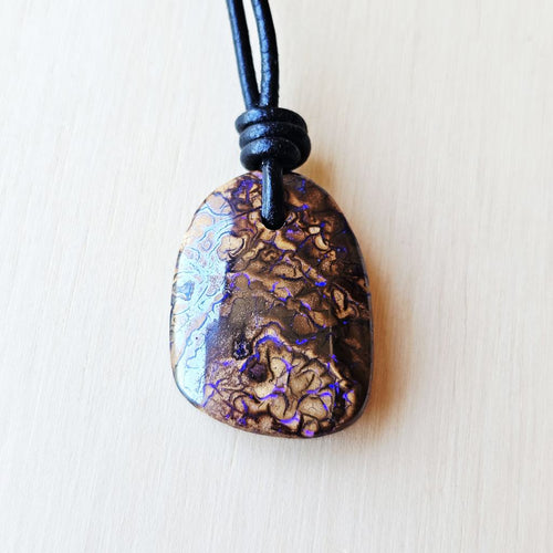 Yowah Nut Opal Pendant | Earth's Soul Current