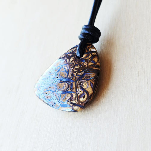 Yowah Nut Opal Pendant | Earth's Whisper