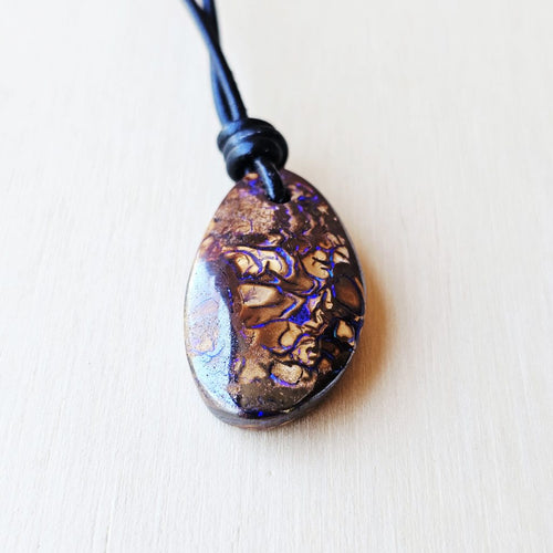 Yowah Nut Opal Pendant | Flow Of Spirit