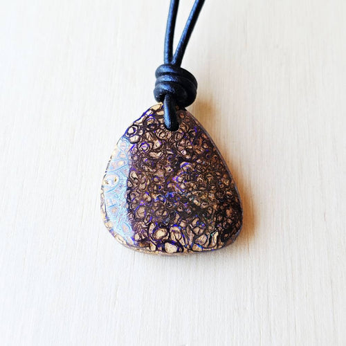 Yowah Nut Opal Pendant | Outback Pulse