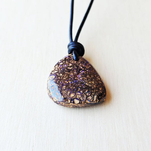 Yowah Nut Opal Pendant | Outback Pulse