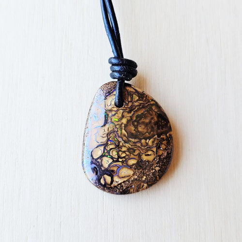 Yowah Nut Opal Pendant | The Earthline Opal