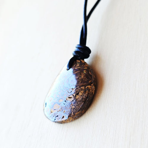 Yowah Nut Opal Pendant | The Earthline Opal