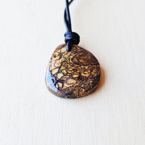 Yowah Nut Opal Pendant | The Earthline Opal