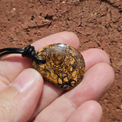 Yowah Nut Opal Pendant | The Earthline Opal