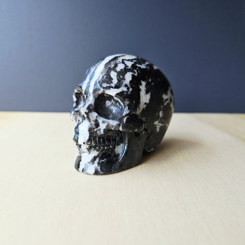 Zebra Jasper Skull | Spiritual Alignment