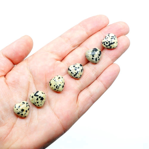 Dalmation Jasper Mini Hearts
