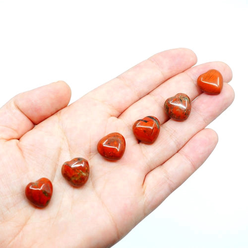 Red Jasper Mini Hearts
