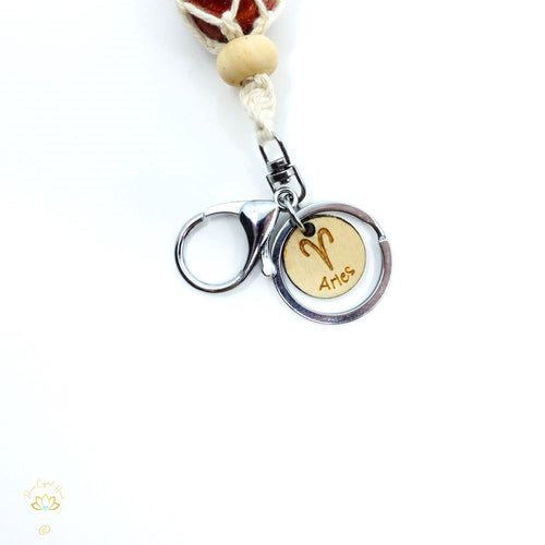 Zodiac Keyrings | Aries "I AM Vibrational"