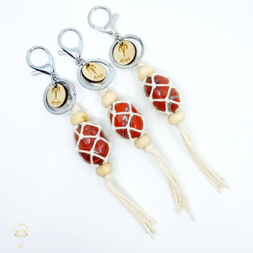 Zodiac Keyrings | Aries "I AM Vibrational"