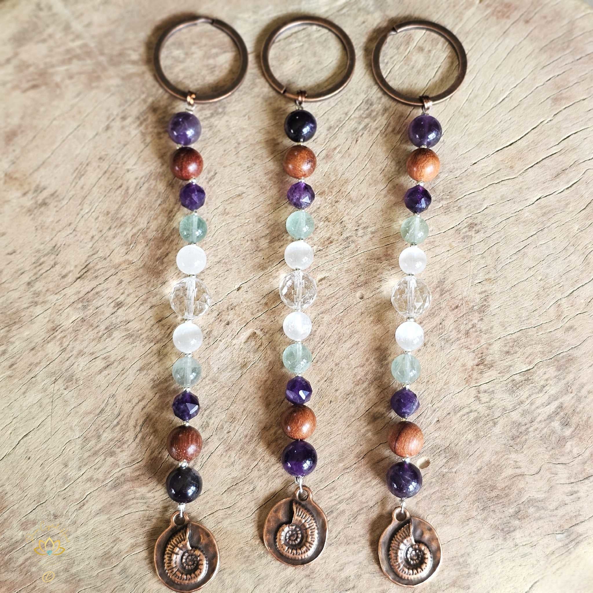 Netted Crystal Key Rings Crystal Keyrings – Divine Crystal Heart