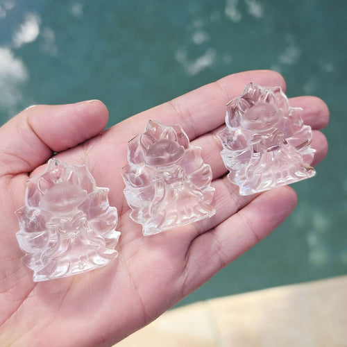 9 Tail Fox Goddess | Brazilian Clear Quartz