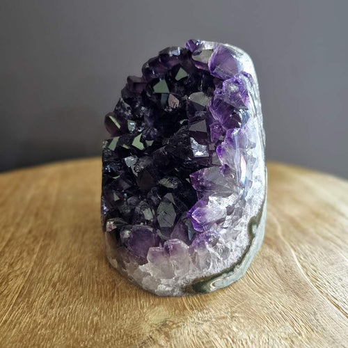 A Grade Amethyst | Cut Base Geode 1.6kgs