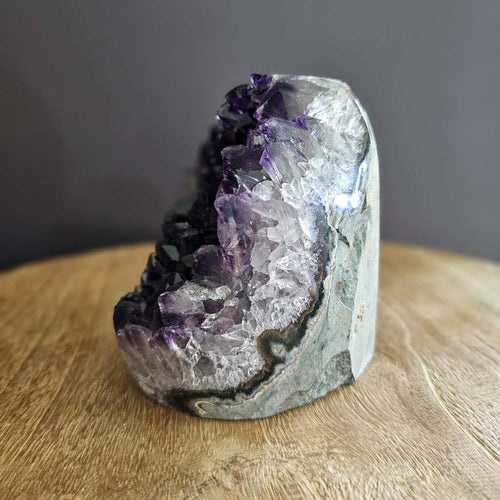 A Grade Amethyst | Cut Base Geode 1.6kgs