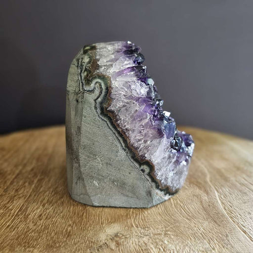 A Grade Amethyst | Cut Base Geode 1.6kgs