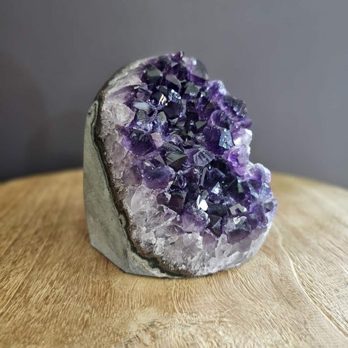 A Grade Amethyst | Cut Base Geode 1.6kgs