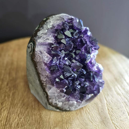 A Grade Amethyst | Cut Base Geode 1.6kgs