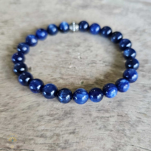 A Grade Blue Kyanite Bracelet | 8mm Beads