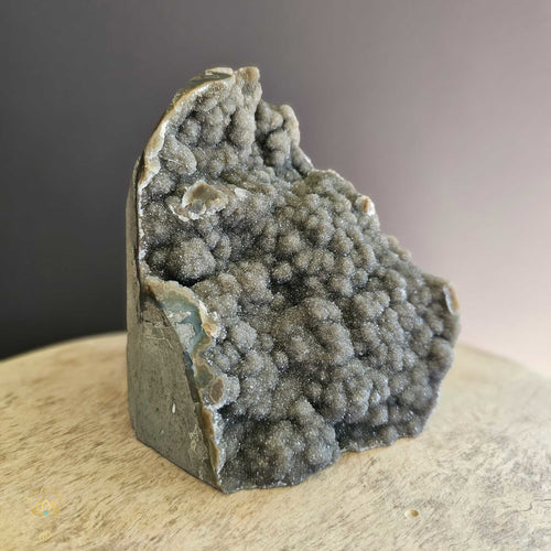 A Grade Caramel Galaxy Amethyst | Cut Base Geode 1.28kgs