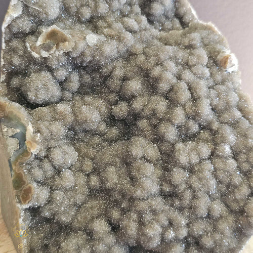 A Grade Caramel Galaxy Amethyst | Cut Base Geode 1.28kgs