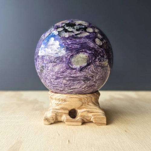 A Grade Charoite Sphere | The Violet Oracle