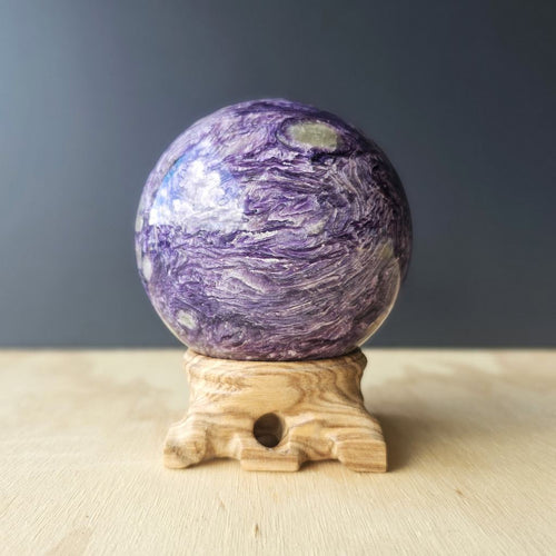 A Grade Charoite Sphere | The Violet Oracle