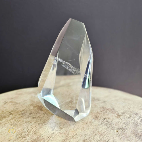 A Grade Clear Quartz | Faceted Freeform 435gms