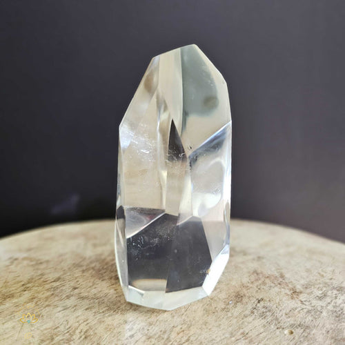 A Grade Clear Quartz | Faceted Freeform 435gms