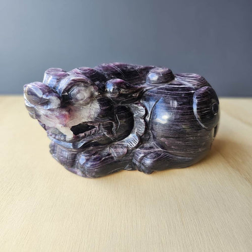 A Grade Purple Mica Pixiu | Guardian Of The Inner Realms