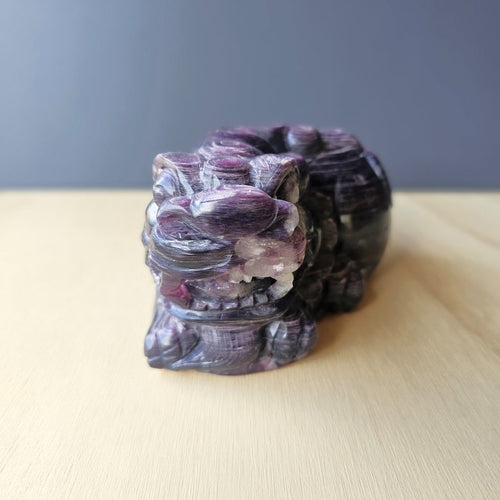 A Grade Purple Mica Pixiu | Guardian Of The Inner Realms
