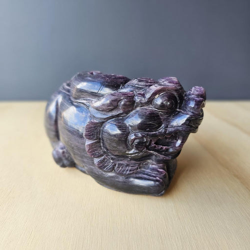 A Grade Purple Mica Pixiu | Guardian Of The Inner Realms