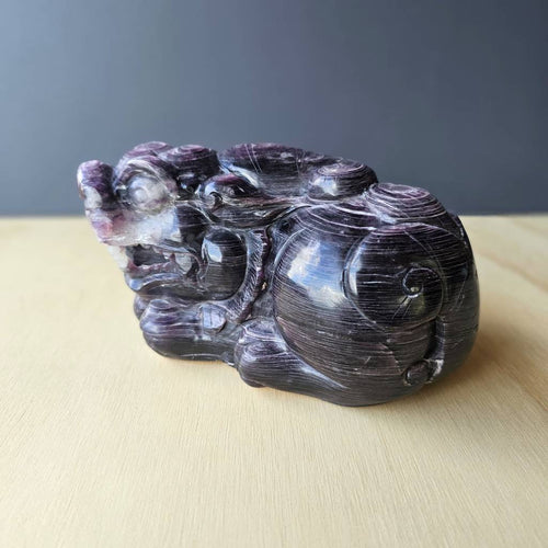 A Grade Purple Mica Pixiu | Guardian Of The Inner Realms