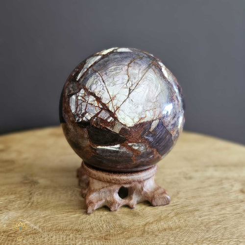 A Grade Purple Mica | Sphere 1.07kgs