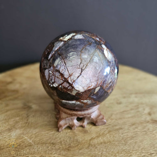 A Grade Purple Mica | Sphere 1.07kgs