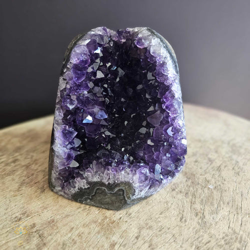 A Grade Uruguay Amethyst | Cut Base Geode 610gms