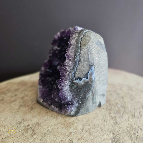 A Grade Uruguay Amethyst | Cut Base Geode 610gms