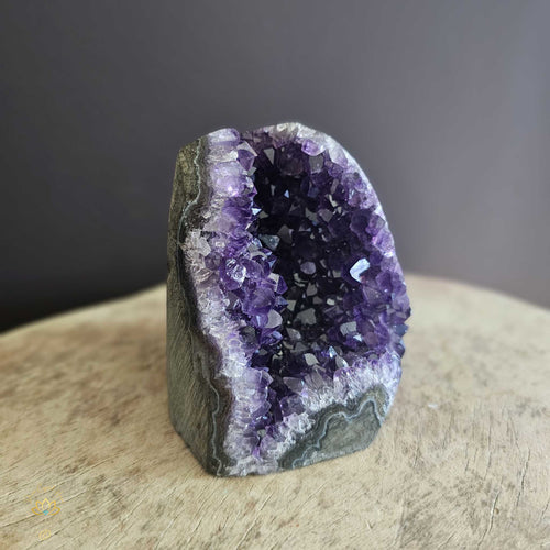 A Grade Uruguay Amethyst | Cut Base Geode 610gms