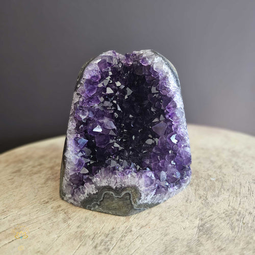 A Grade Uruguay Amethyst | Cut Base Geode 610gms