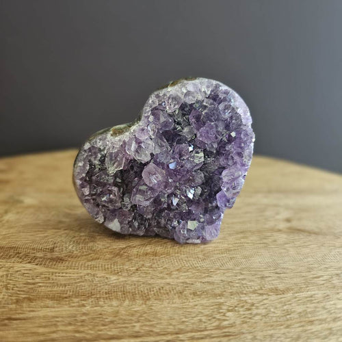 A Grade Uruguay Amethyst | Heart 431gms