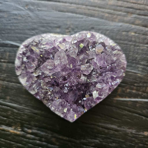 A Grade Uruguay Amethyst | Heart 431gms