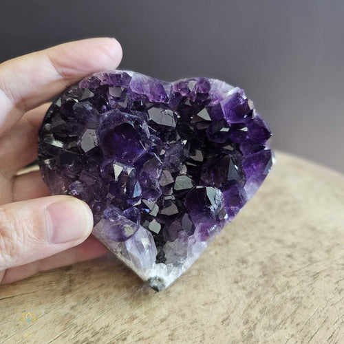 A Grade Uruguay Amethyst | Heart 520gms