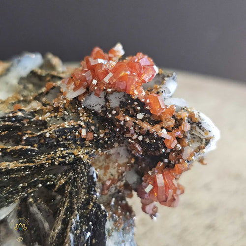 A Grade Vanadinite & Barite | Specimen 193gms