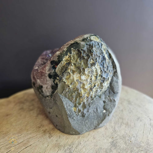 A++ Grade Amethyst | Cut Base Geode 1.4kgs