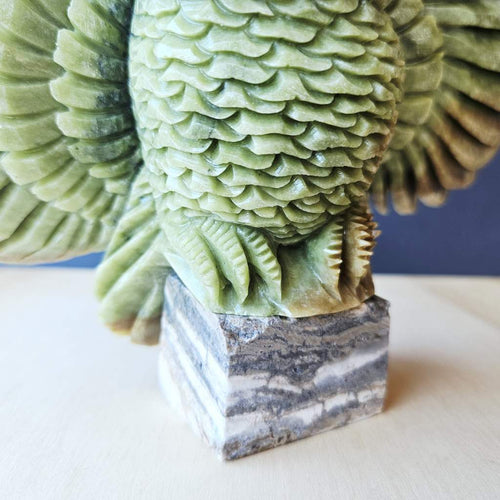 Afghan Jade Owl | Wings Of Wisdom