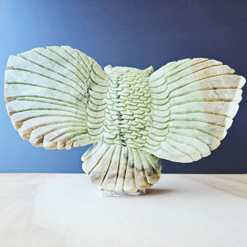 Afghan Jade Owl | Wings Of Wisdom