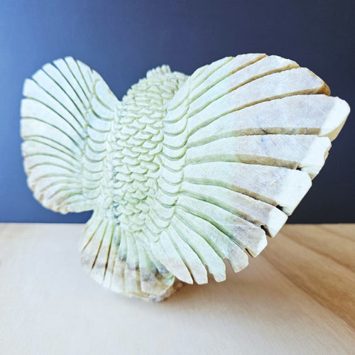 Afghan Jade Owl | Wings Of Wisdom