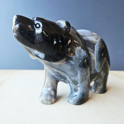 Agate Bear Carving | 1.1kg