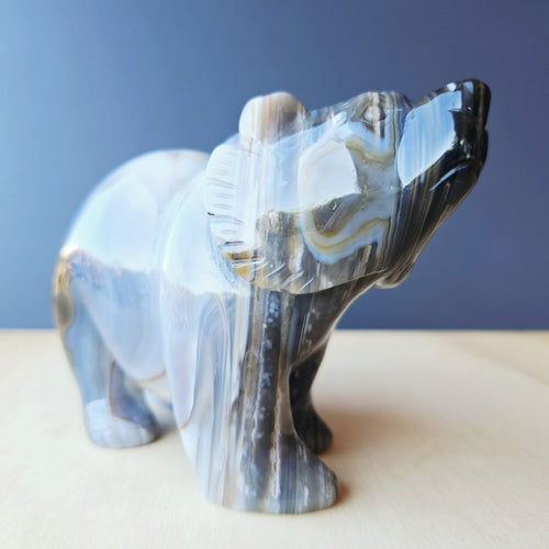 Agate Bear Carving | 1.1kg