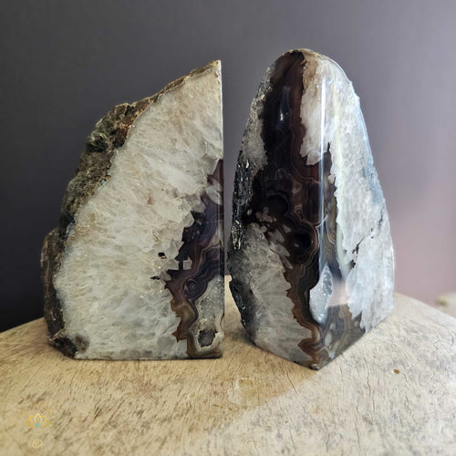 Agate Bookends 1.66kgs