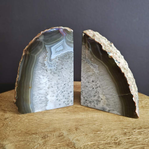 Agate Bookends 1.8kgs